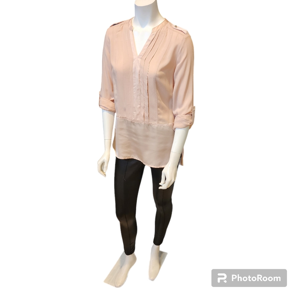 Woven tunic top